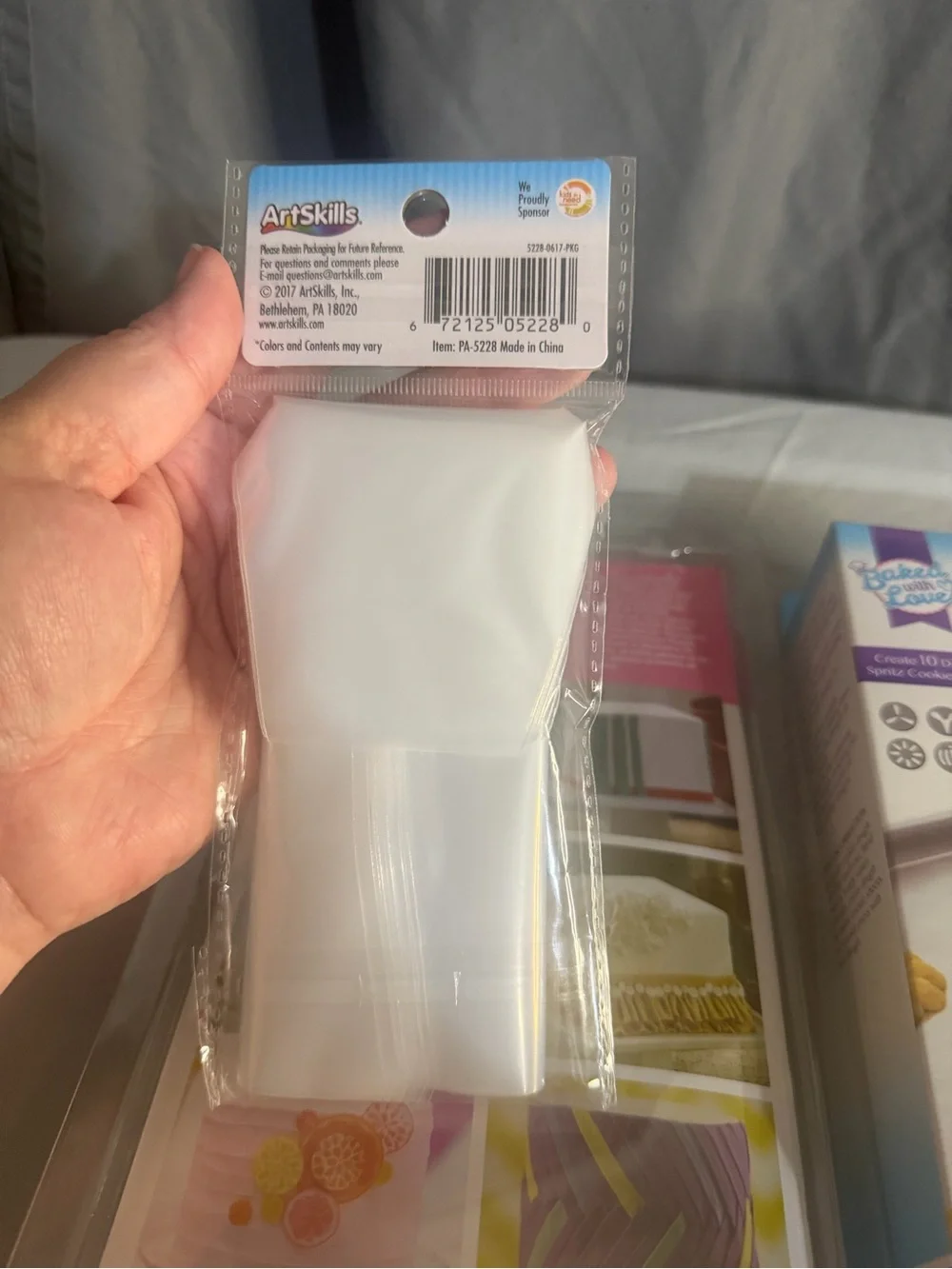 Wilton Fondant Decorating Kit and Baked with Love Cookie Press Bonus Bags